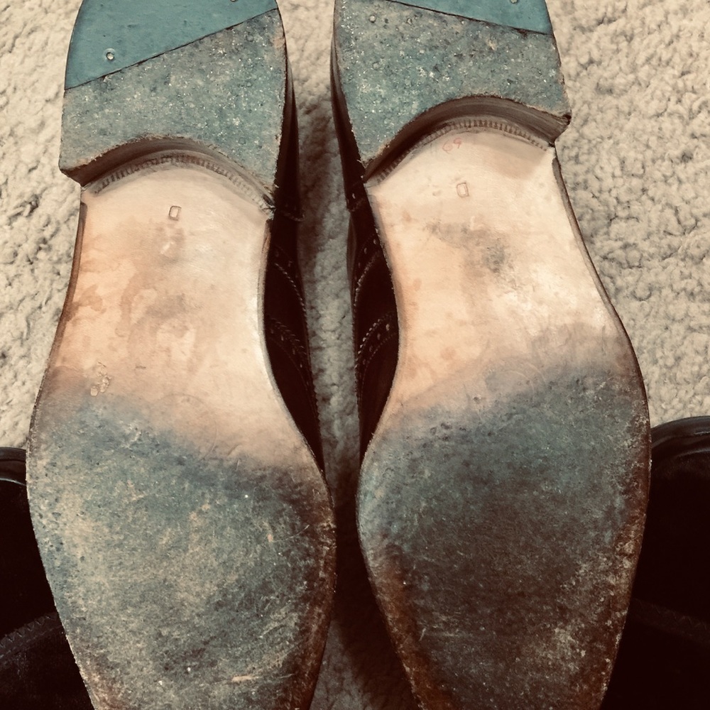 Leather shoes